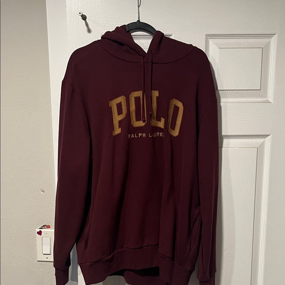 Polo by Ralph Lauren Burgundy Crewneck Sweater